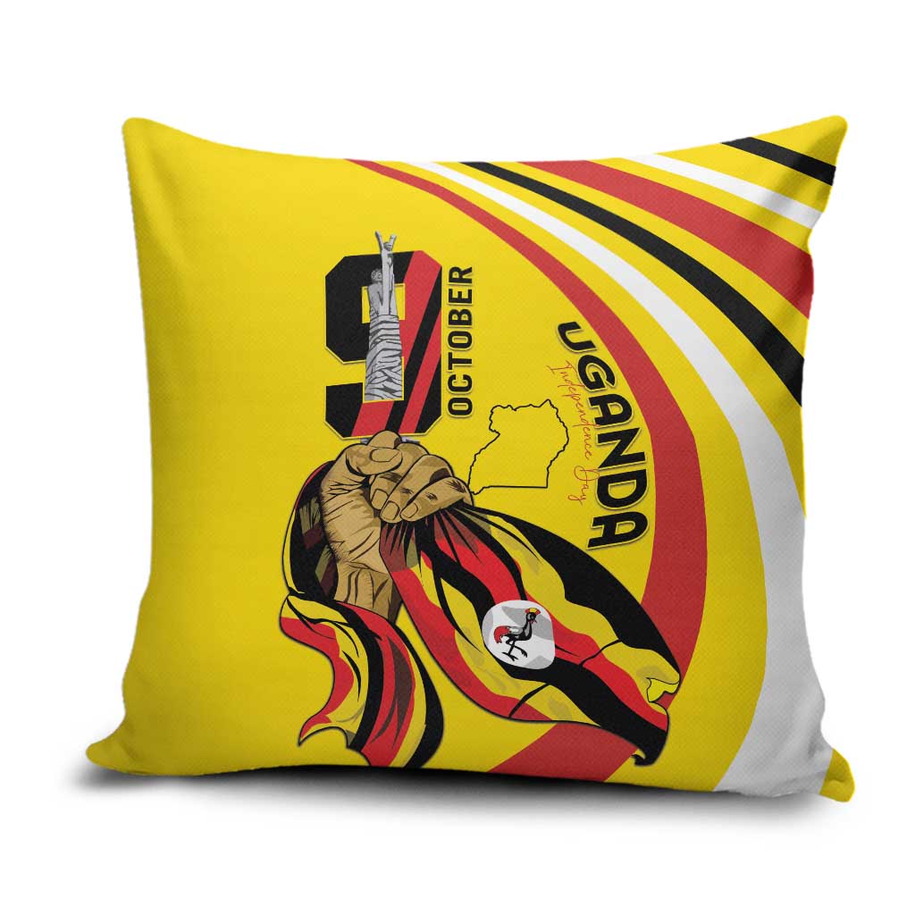Uganda Pillow Cover 63rd Anniversary Of Independence - Wonder Print Shop