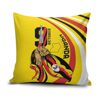 Uganda Pillow Cover 63rd Anniversary Of Independence - Wonder Print Shop