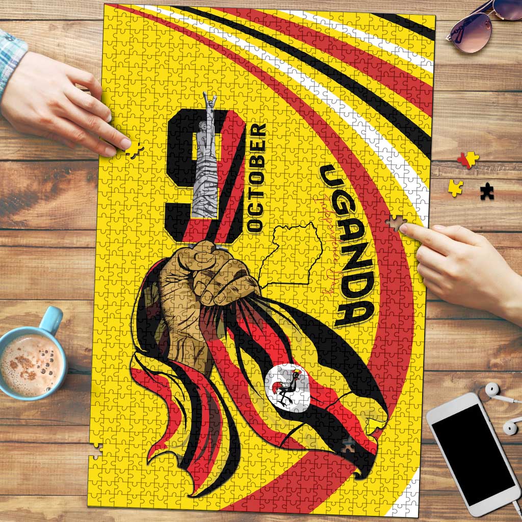 Uganda Puzzle 63rd Anniversary Of Independence - Wonder Print Shop