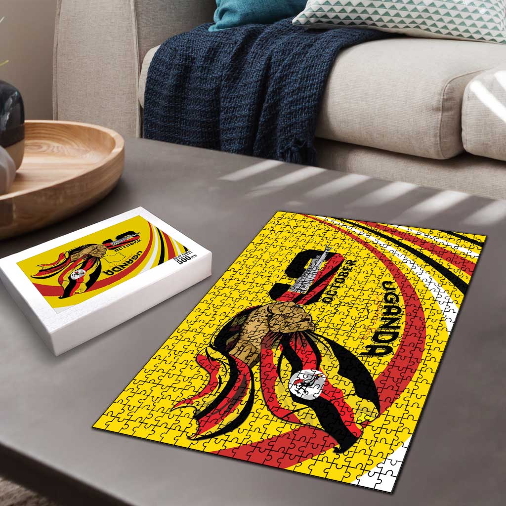 Uganda Puzzle 63rd Anniversary Of Independence - Wonder Print Shop