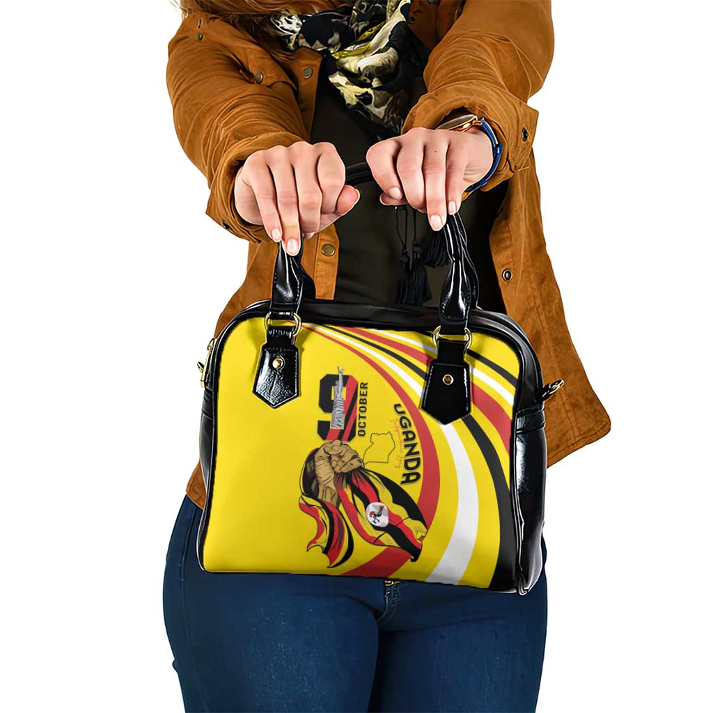 Uganda Shoulder Handbag 63rd Anniversary Of Independence - Wonder Print Shop