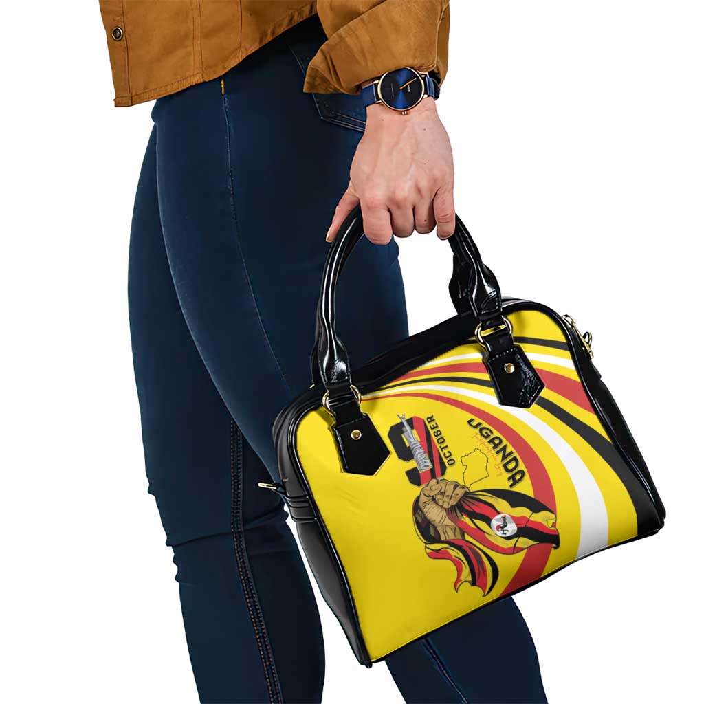 Uganda Shoulder Handbag 63rd Anniversary Of Independence - Wonder Print Shop