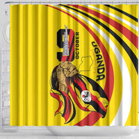Uganda Shower Curtain 63rd Anniversary Of Independence - Wonder Print Shop