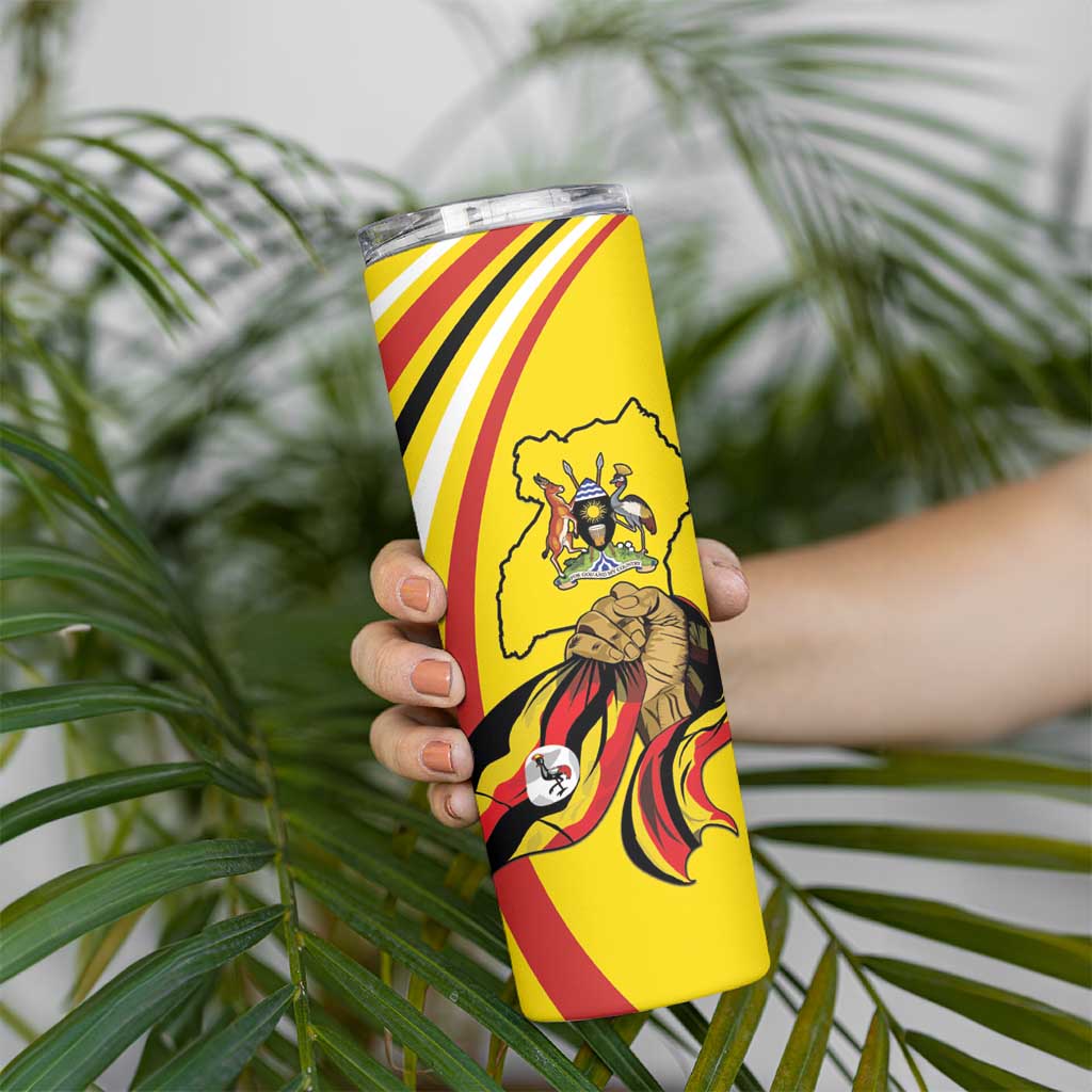 Uganda Skinny Tumbler 63rd Anniversary Of Independence - Wonder Print Shop