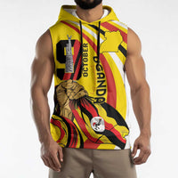 Uganda Sleeveless Hoodie 63rd Anniversary Of Independence - Wonder Print Shop