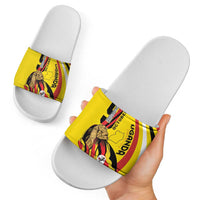 Uganda Slide Sandals 63rd Anniversary Of Independence - Wonder Print Shop