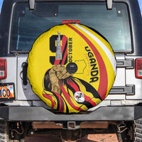 Uganda Spare Tire Cover 63rd Anniversary Of Independence - Wonder Print Shop
