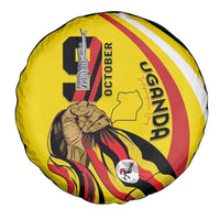 Uganda Spare Tire Cover 63rd Anniversary Of Independence - Wonder Print Shop