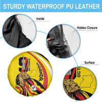 Uganda Spare Tire Cover 63rd Anniversary Of Independence - Wonder Print Shop
