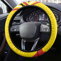 Uganda Steering Wheel Cover 63rd Anniversary Of Independence - Wonder Print Shop