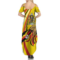 Uganda Summer Maxi Dress 63rd Anniversary Of Independence - Wonder Print Shop