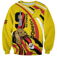 Uganda Sweatshirt 63rd Anniversary Of Independence - Wonder Print Shop