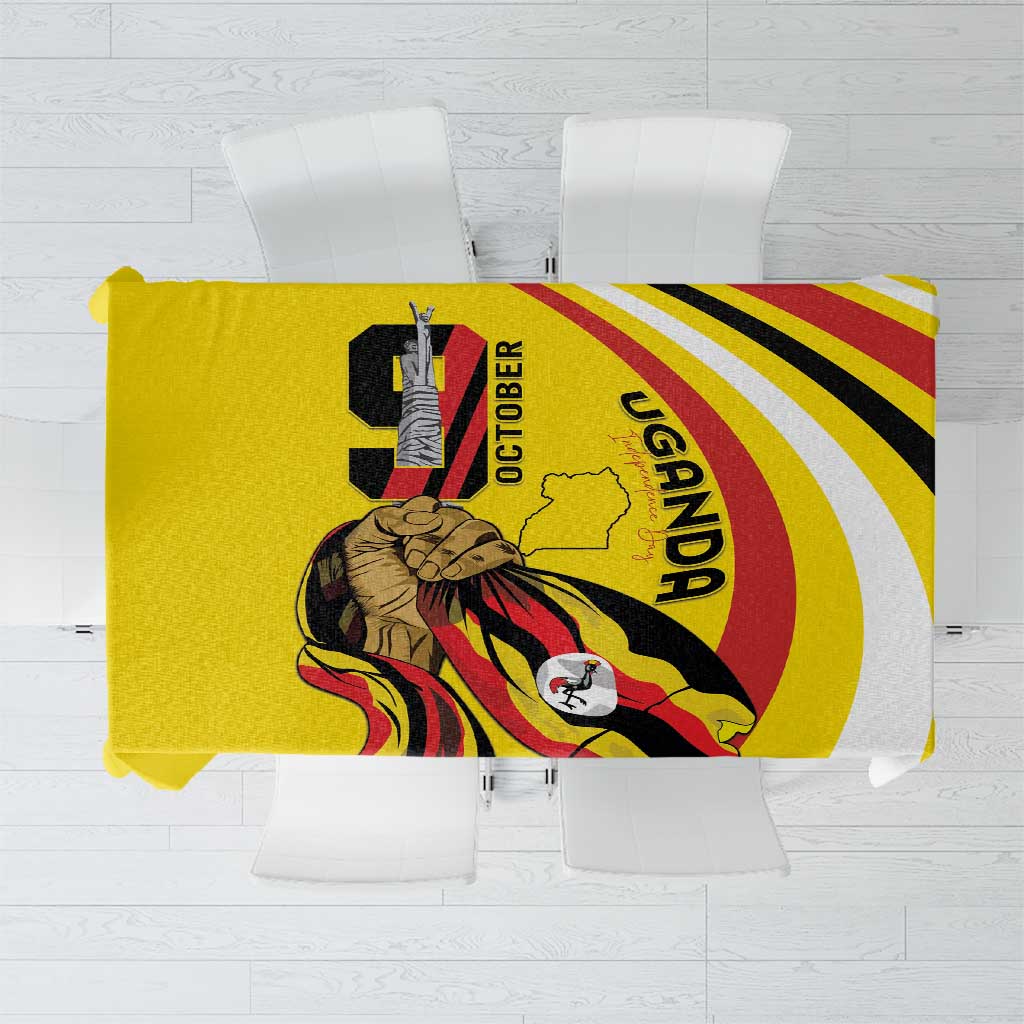 Uganda Tablecloth 63rd Anniversary Of Independence - Wonder Print Shop