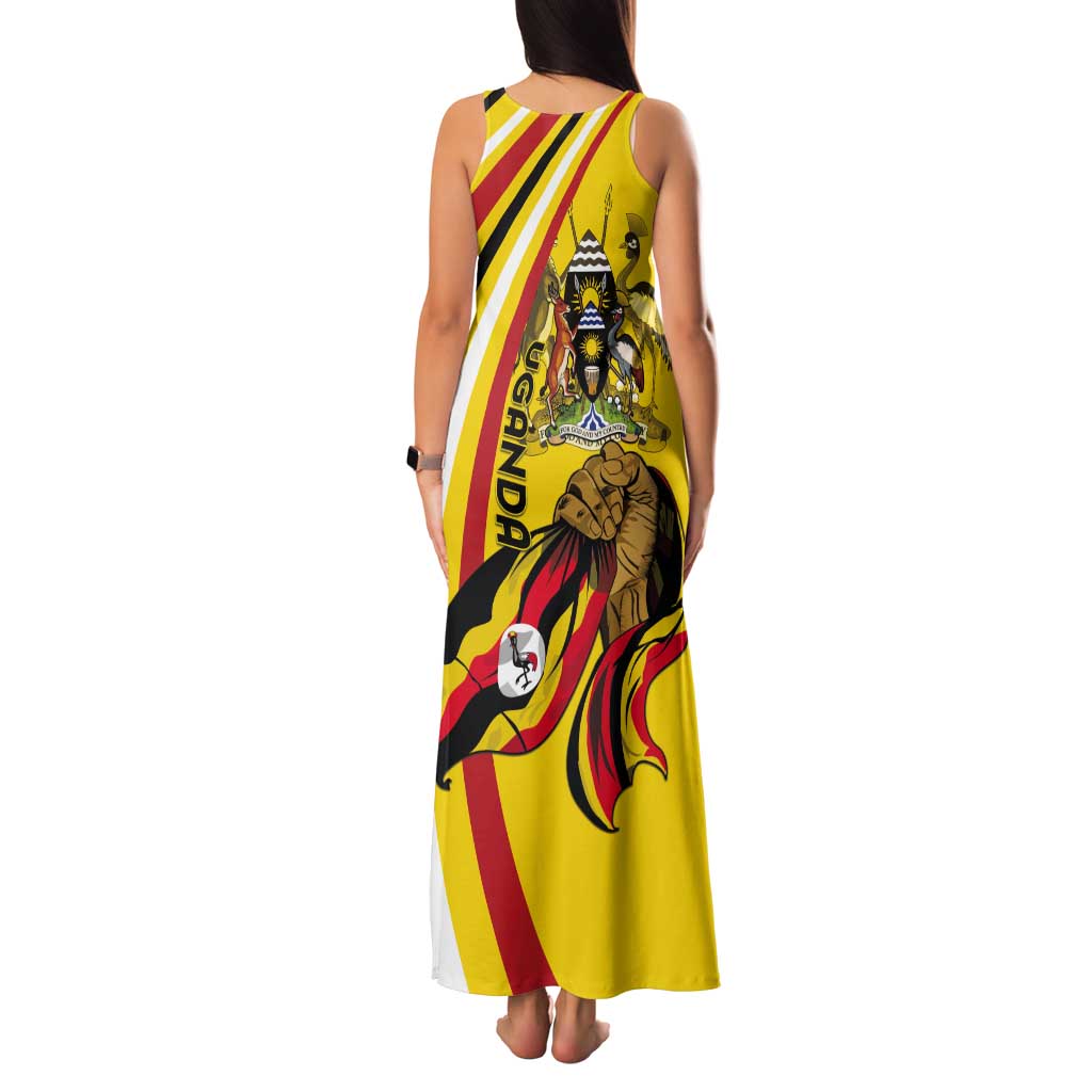 Uganda Tank Maxi Dress 63rd Anniversary Of Independence - Wonder Print Shop