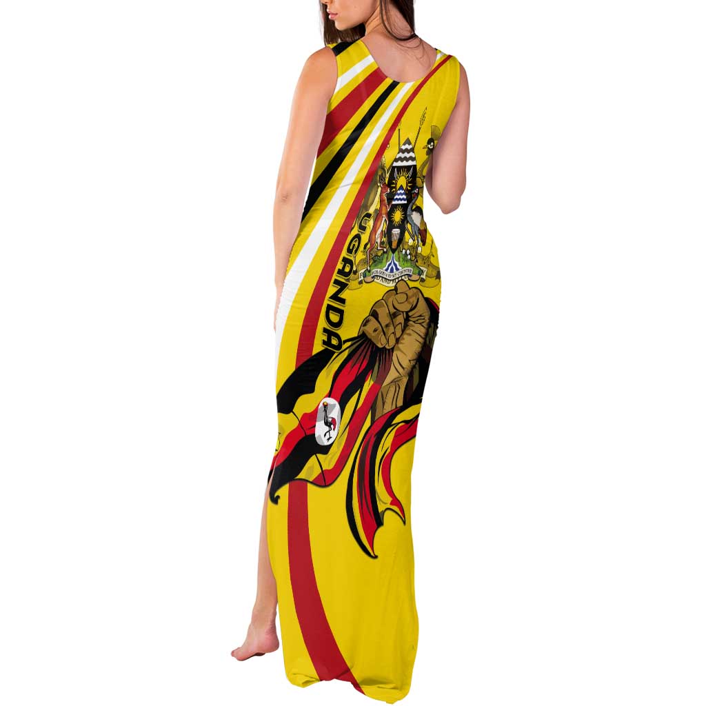 Uganda Tank Maxi Dress 63rd Anniversary Of Independence - Wonder Print Shop