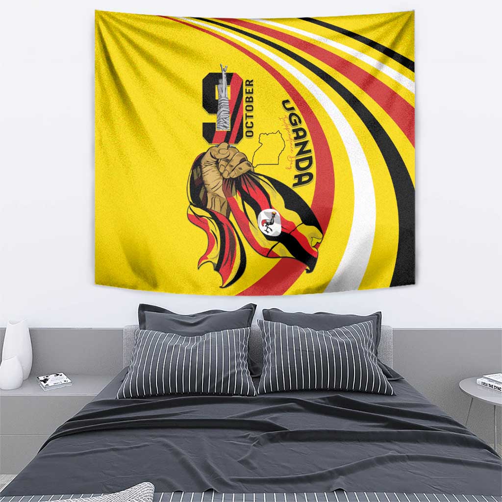 Uganda Tapestry 63rd Anniversary Of Independence - Wonder Print Shop