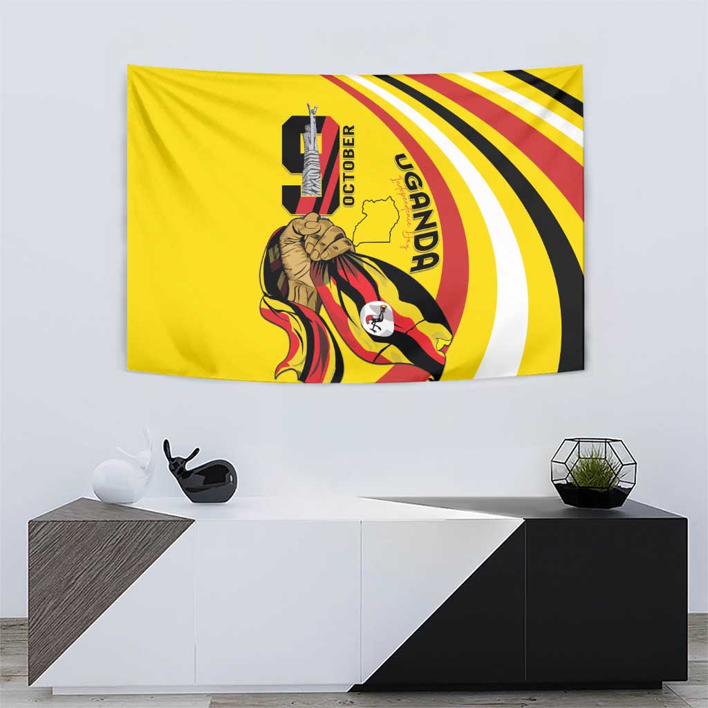 Uganda Tapestry 63rd Anniversary Of Independence - Wonder Print Shop