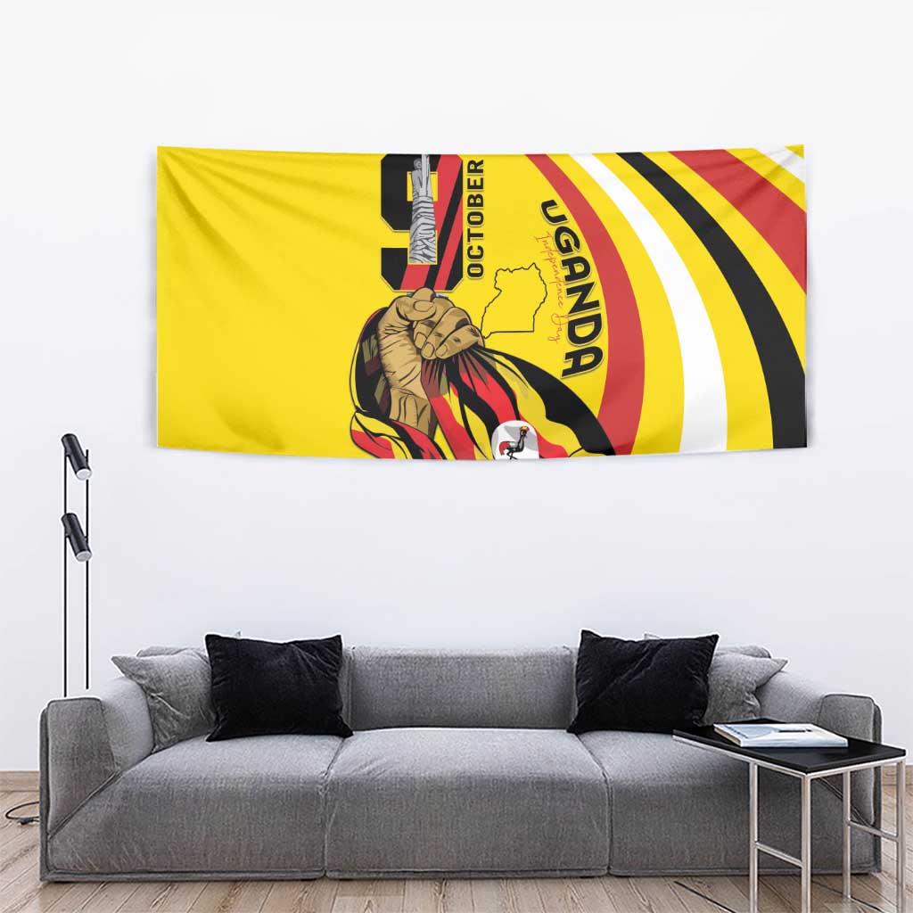 Uganda Tapestry 63rd Anniversary Of Independence - Wonder Print Shop
