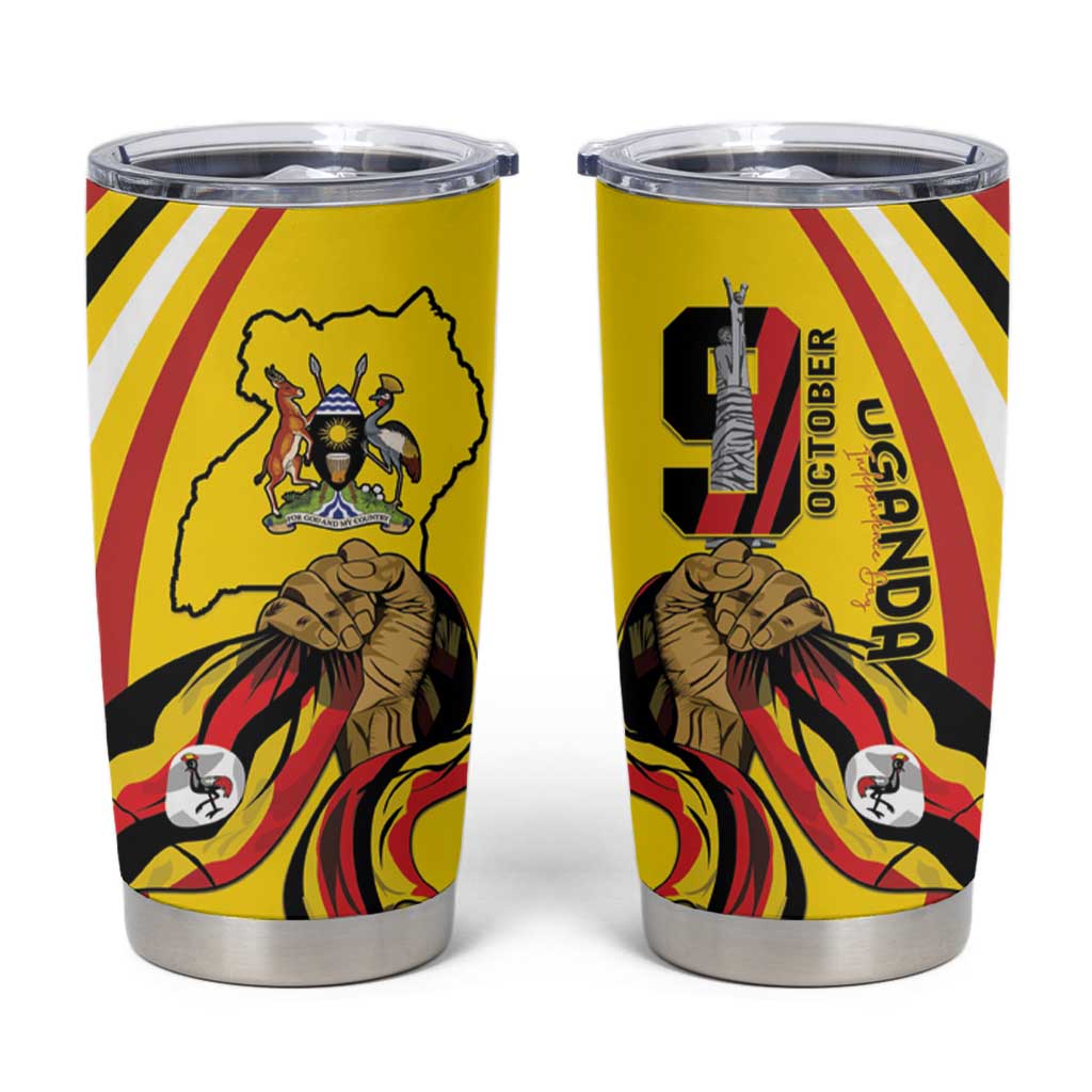 Uganda Tumbler Cup 63rd Anniversary Of Independence - Wonder Print Shop