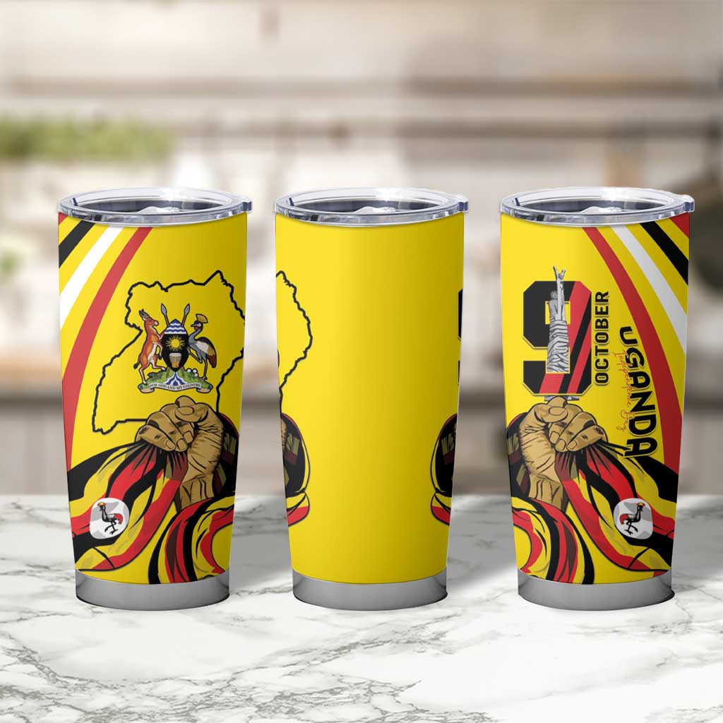 Uganda Tumbler Cup 63rd Anniversary Of Independence - Wonder Print Shop