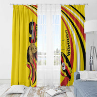 Uganda Window Curtain 63rd Anniversary Of Independence - Wonder Print Shop