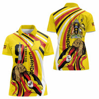 Uganda Women Polo Shirt 63rd Anniversary Of Independence - Wonder Print Shop
