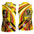 Uganda Women Sleeveless Polo Shirt 63rd Anniversary Of Independence - Wonder Print Shop