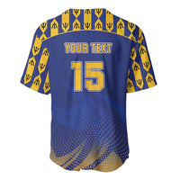 Custom Barbados Pride Cricket Baseball Jersey Dwarf Poinciana Flower Sporty Style - Wonder Print Shop