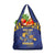 Custom Barbados Pride Cricket Grocery Bag Dwarf Poinciana Flower Sporty Style
