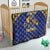 Custom Barbados Pride Cricket Quilt Dwarf Poinciana Flower Sporty Style - Wonder Print Shop