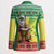 Senegal Christmas Blazer Black Santa Playing Djembe Drum - Wonder Print Shop