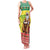 Senegal Christmas Family Matching Tank Maxi Dress and Hawaiian Shirt Black Santa Playing Djembe Drum - Wonder Print Shop