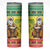 Senegal Christmas Skinny Tumbler Black Santa Playing Djembe Drum - Wonder Print Shop