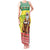 Senegal Christmas Tank Maxi Dress Black Santa Playing Djembe Drum - Wonder Print Shop