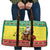 Senegal Christmas Travel Bag Black Santa Playing Djembe Drum - Wonder Print Shop