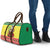 Senegal Christmas Travel Bag Black Santa Playing Djembe Drum - Wonder Print Shop