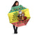 Senegal Christmas Umbrella Black Santa Playing Djembe Drum - Wonder Print Shop