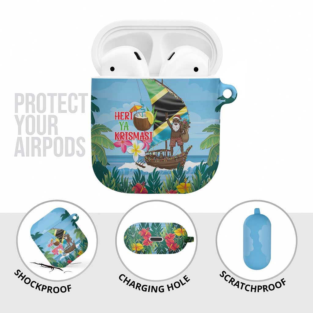 Tanzania Christmas AirPods Case Heri ya Krismasi - Wonder Print Shop