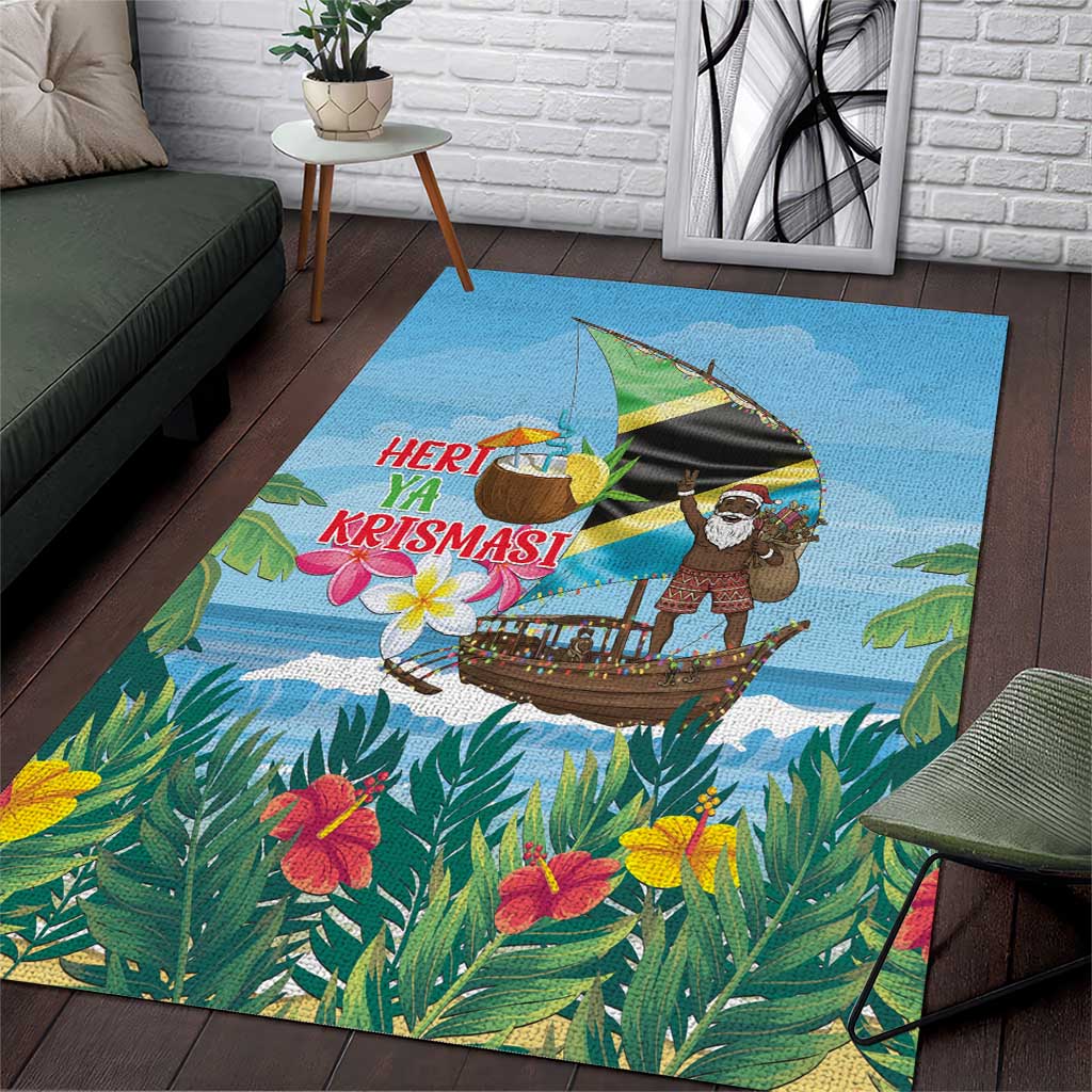 Tanzania Christmas Area Rug Heri ya Krismasi - Wonder Print Shop