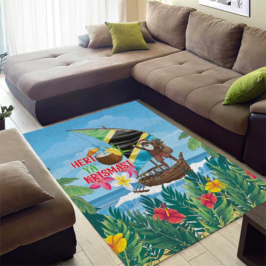 Tanzania Christmas Area Rug Heri ya Krismasi - Wonder Print Shop