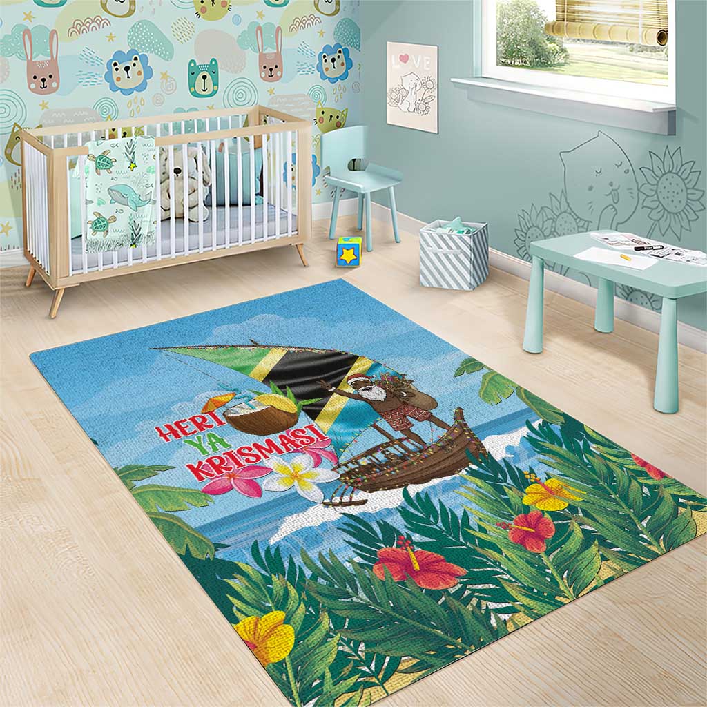 Tanzania Christmas Area Rug Heri ya Krismasi - Wonder Print Shop