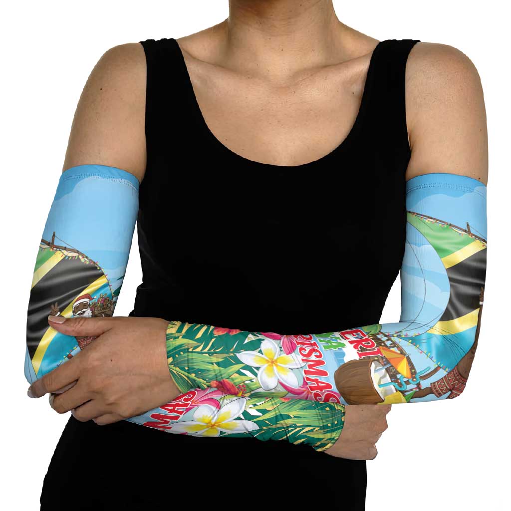 Tanzania Christmas Arm Sleeves Heri ya Krismasi - Wonder Print Shop