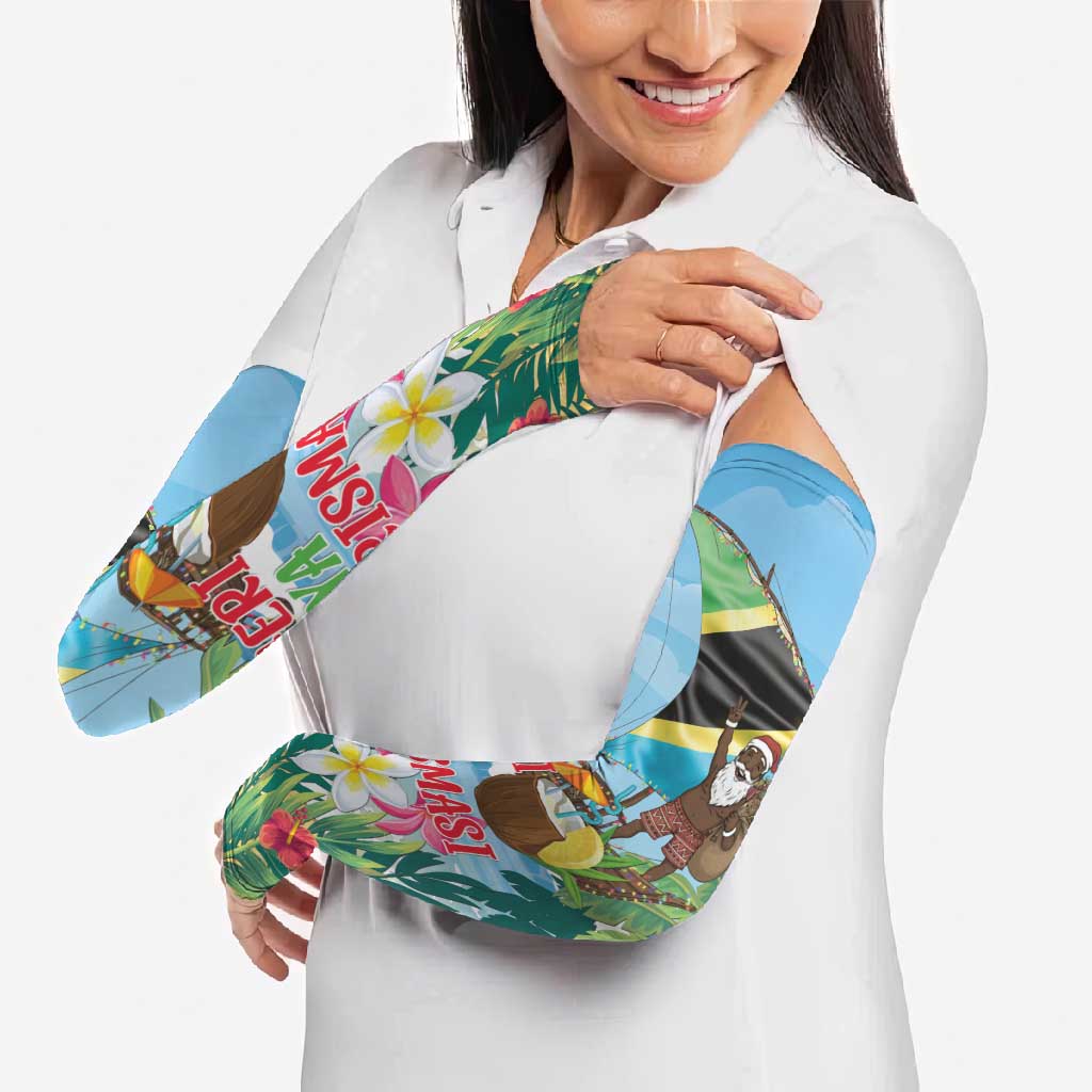 Tanzania Christmas Arm Sleeves Heri ya Krismasi - Wonder Print Shop