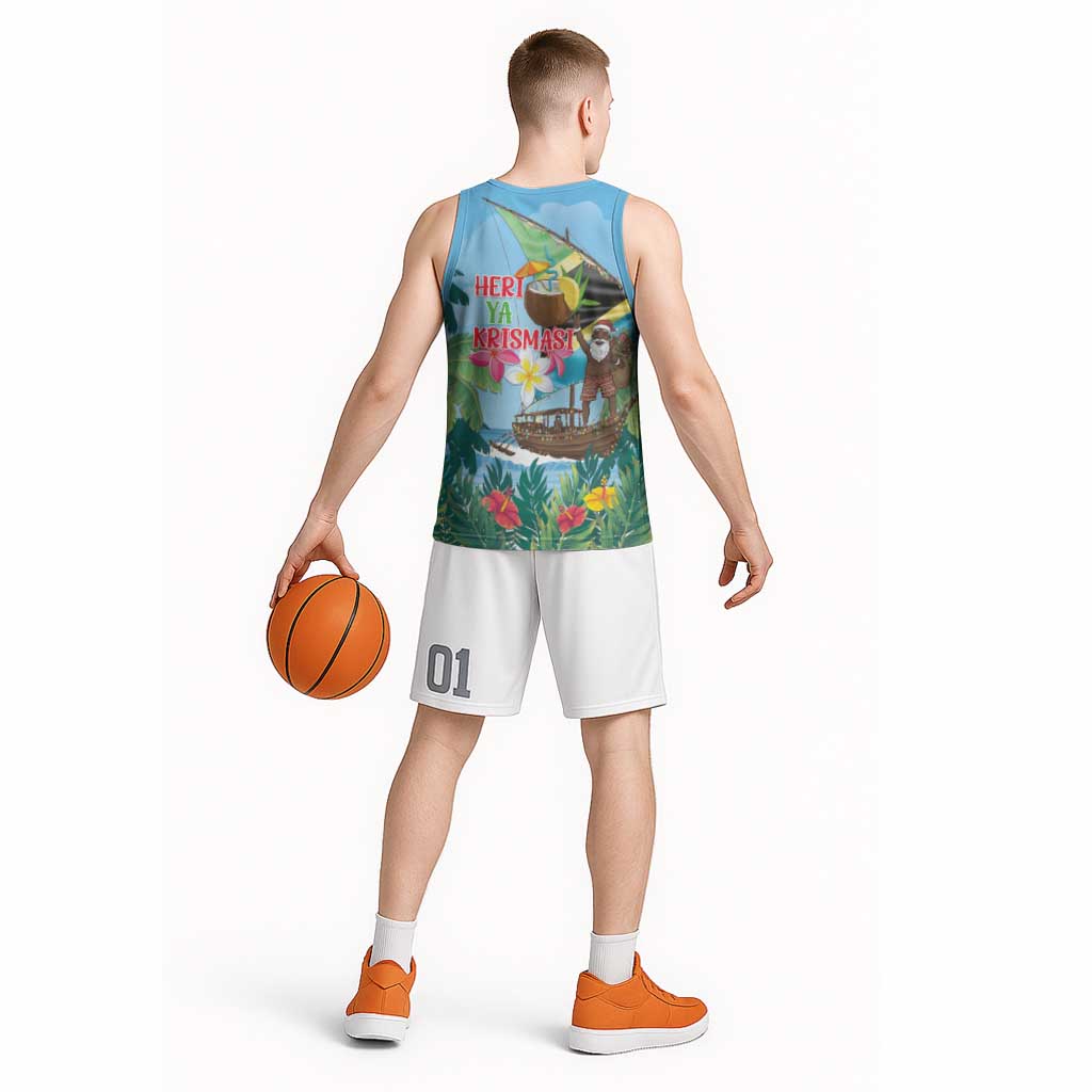 Tanzania Christmas Basketball Jersey Heri ya Krismasi - Wonder Print Shop