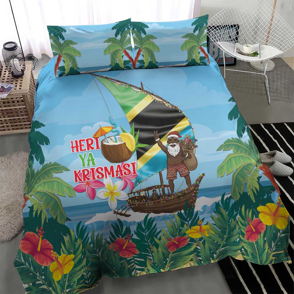 Tanzania Christmas Bedding Set Heri ya Krismasi - Wonder Print Shop