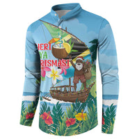Tanzania Christmas Button Sweatshirt Heri ya Krismasi - Wonder Print Shop