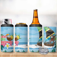 Tanzania Christmas 4 in 1 Can Cooler Tumbler Heri ya Krismasi - Wonder Print Shop