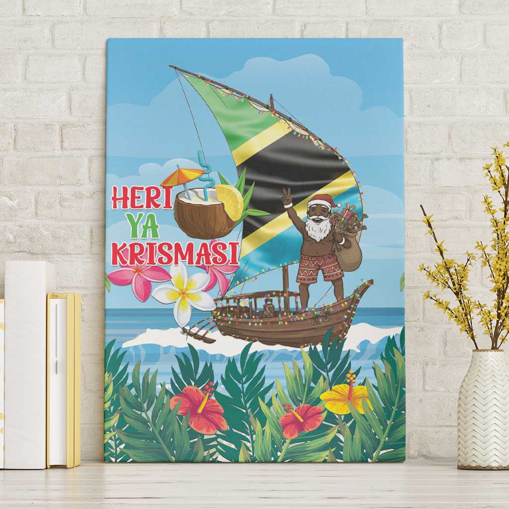 Tanzania Christmas Canvas Wall Art Heri ya Krismasi - Wonder Print Shop