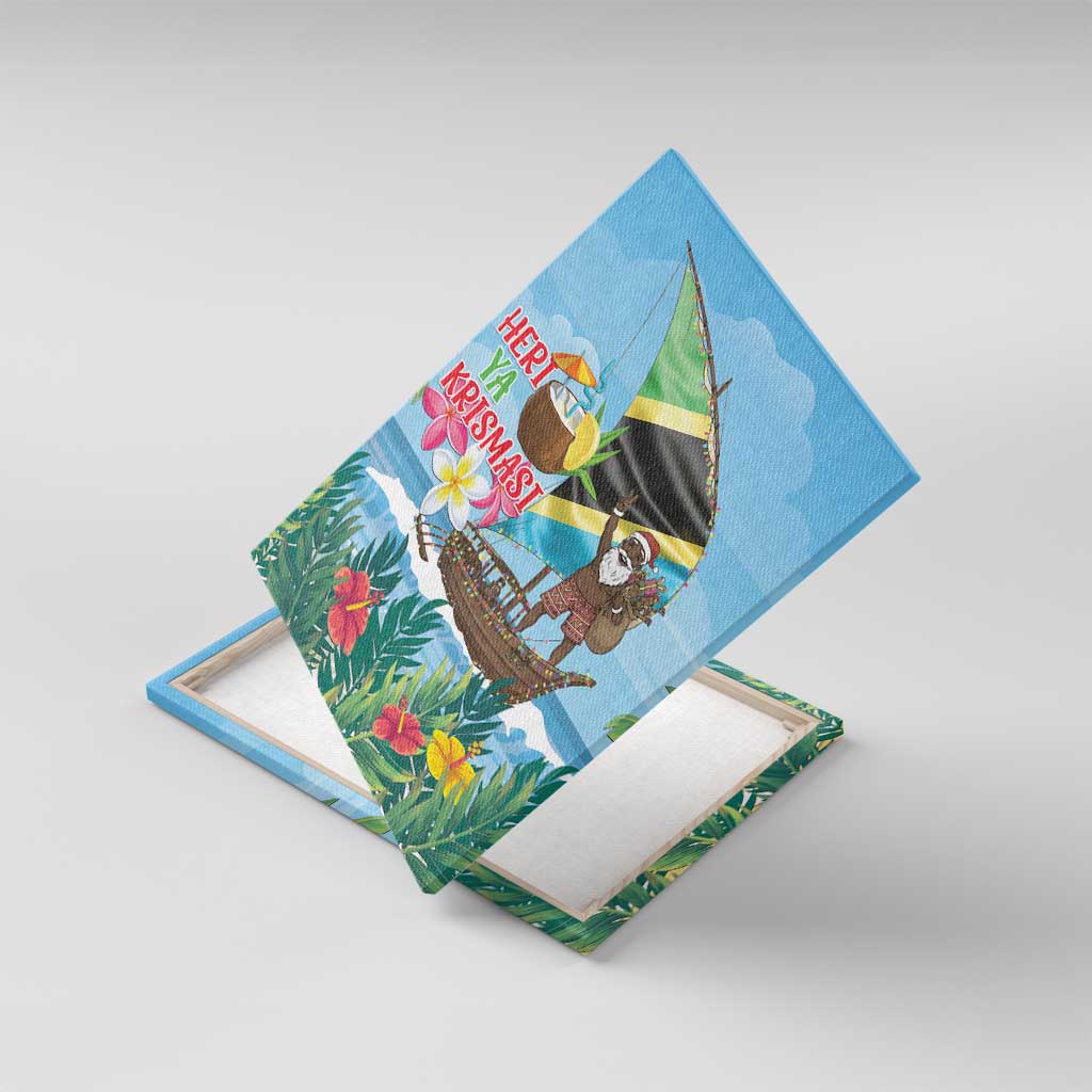 Tanzania Christmas Canvas Wall Art Heri ya Krismasi - Wonder Print Shop
