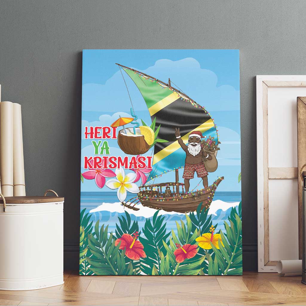 Tanzania Christmas Canvas Wall Art Heri ya Krismasi - Wonder Print Shop